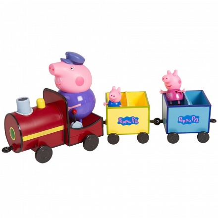 Игровой набор из серии Свинка Пеппа - Поезд дедушки Пеппы 